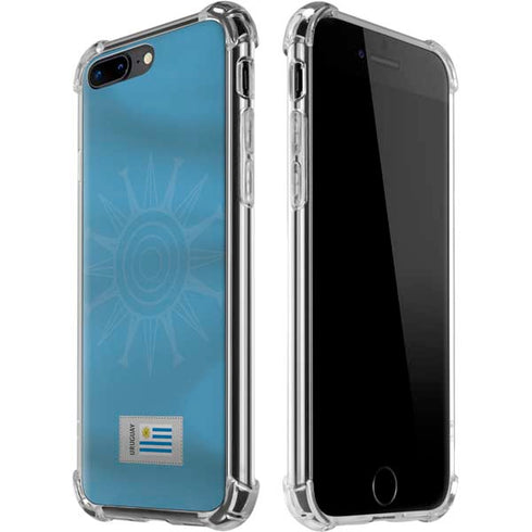 Uruguay Soccer Flag iPhone 7/8 Plus Clear Case